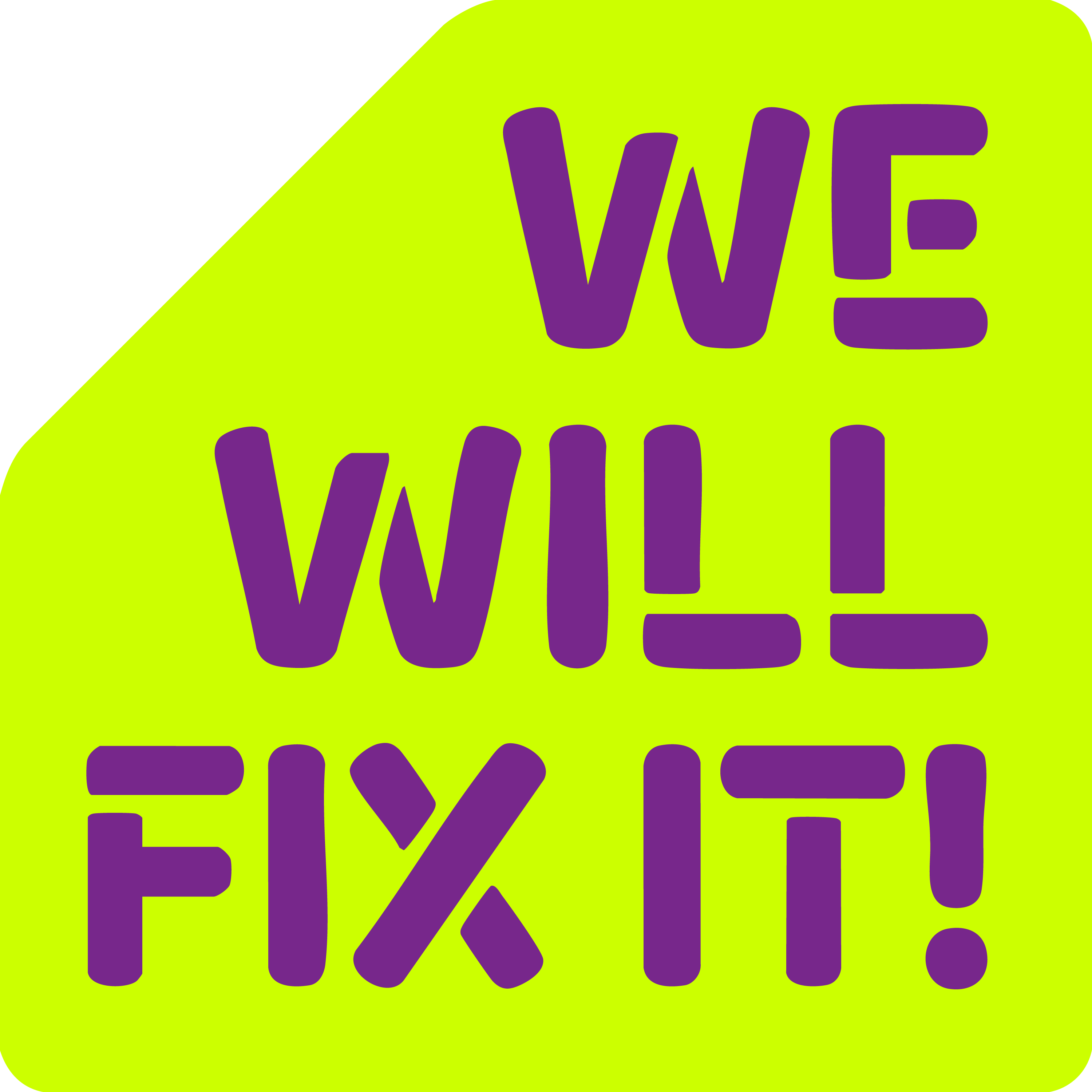 Wwfi Full Logo Neon Yellow Purple Text