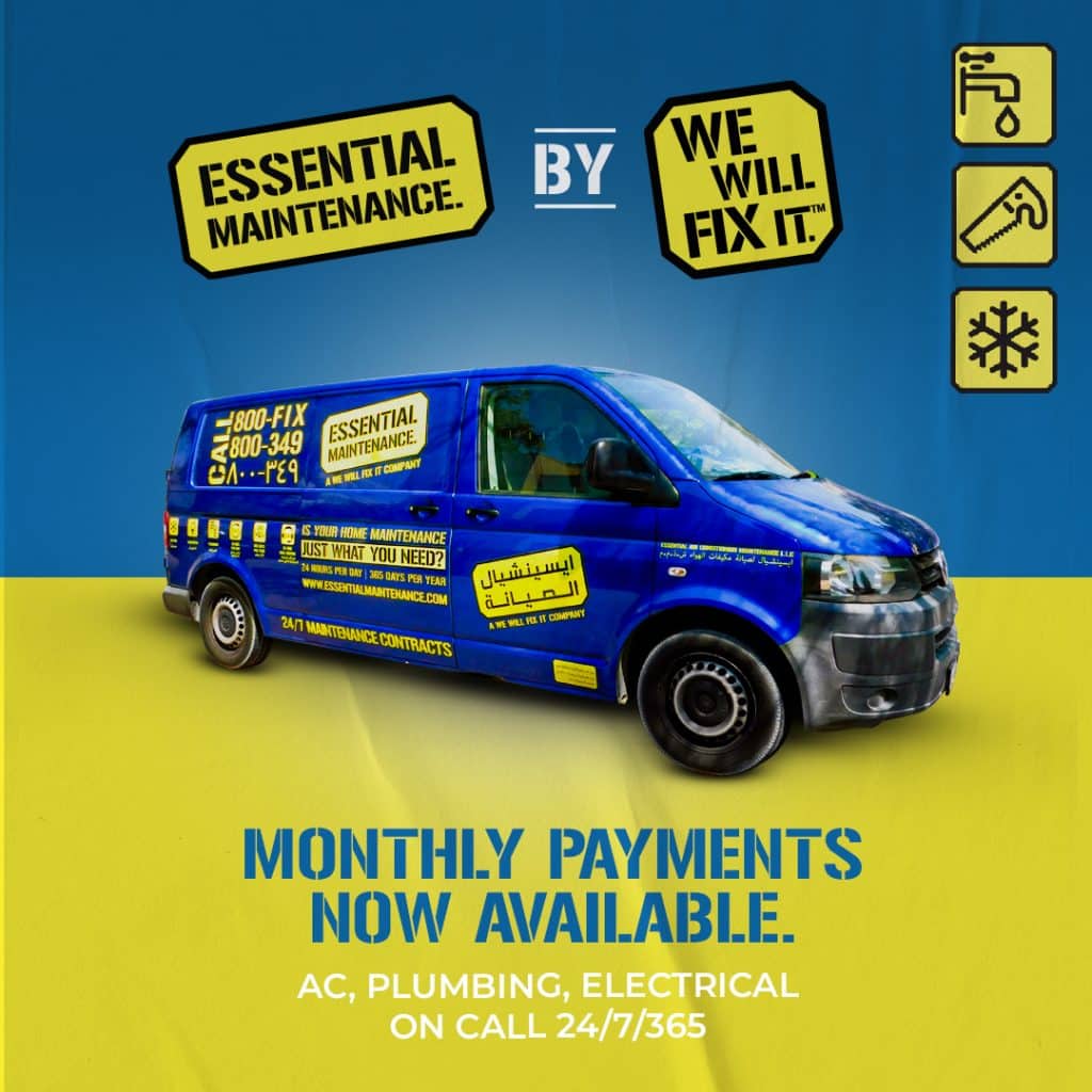 Home maintenance monthly payment setup