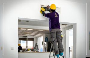 we will fix it 39 Technician cleaning the AC