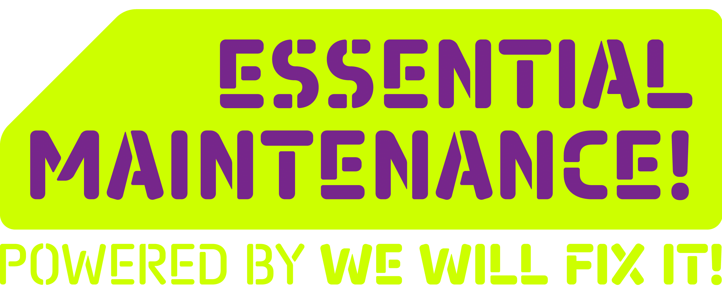 Em Full Logo Neon Yellow Purple Text