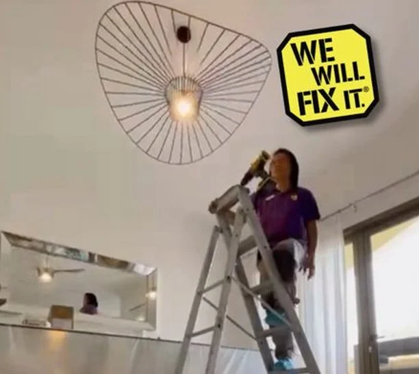 Let there be light! Our skilled electricians bring their spark to your home, ensuring light fittings are installed safely, leaving your home in perfect condition.

#WeWillFixIt #LightFitting #HomeDecor